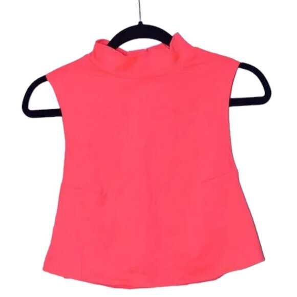 FP Movement by Free People Tops - Women's Free People Movement Bright Lights Coral Performance Crop Tank - Size S